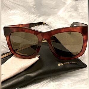 Balenciaga Brown Sunglasses